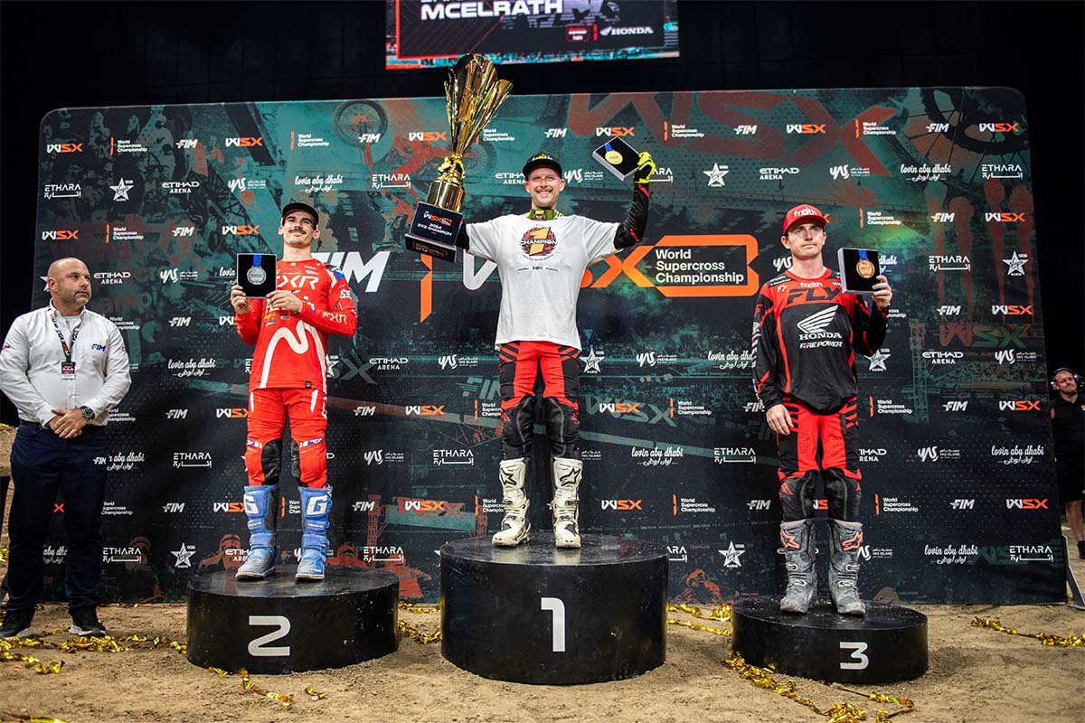 Shane McElrath Delivers Honda Its Third Consecutive World Supercross Championship!